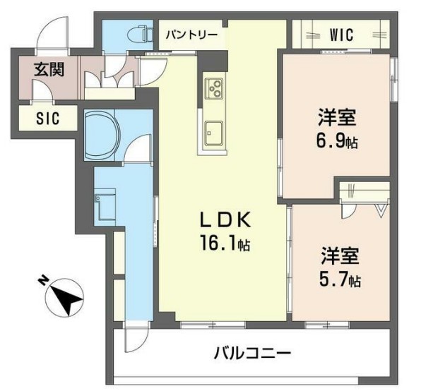 クアドリフォリオ浦和美園の間取り