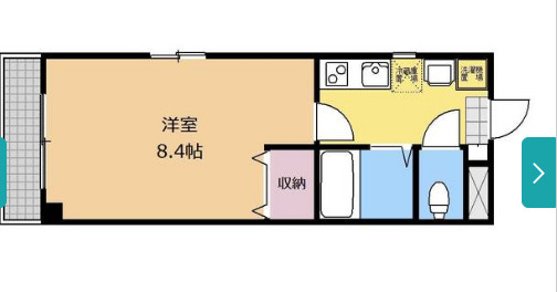 Santa Monica Hashimotoの間取り