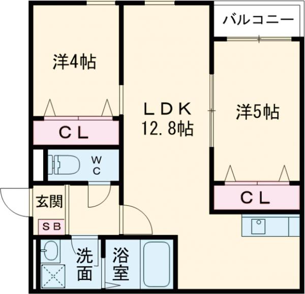 Calme Hills高宮の間取り