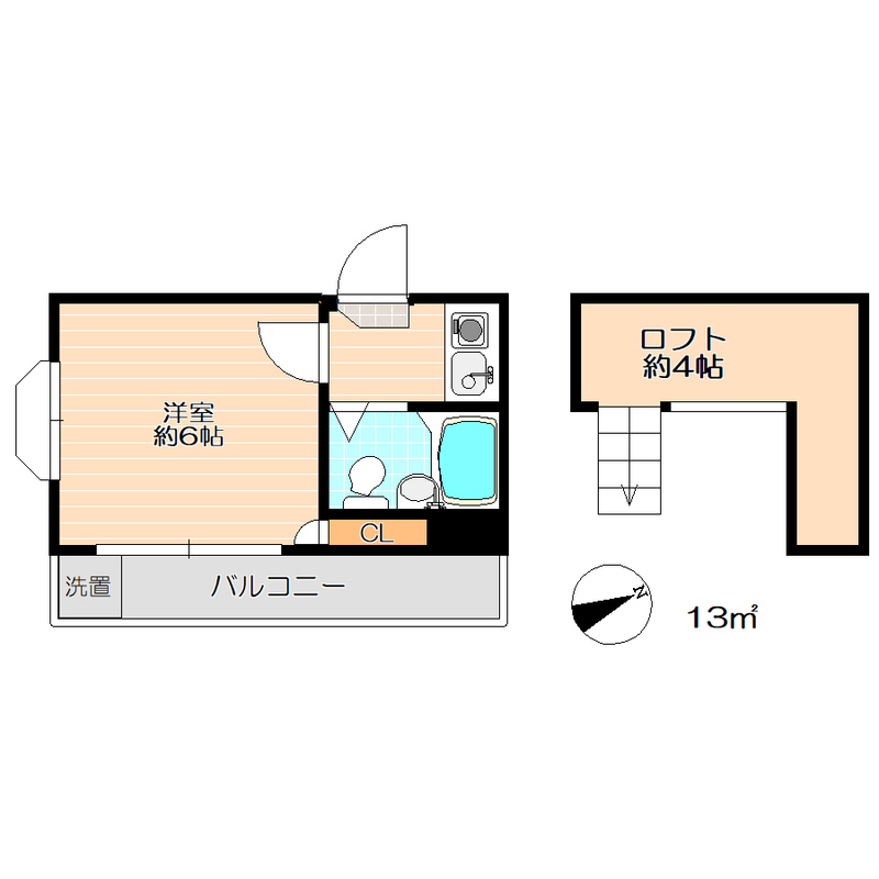 MIDORI Ⅰの間取り