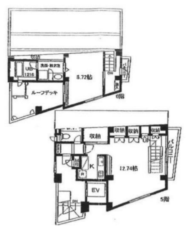 NS STUDIOの間取り
