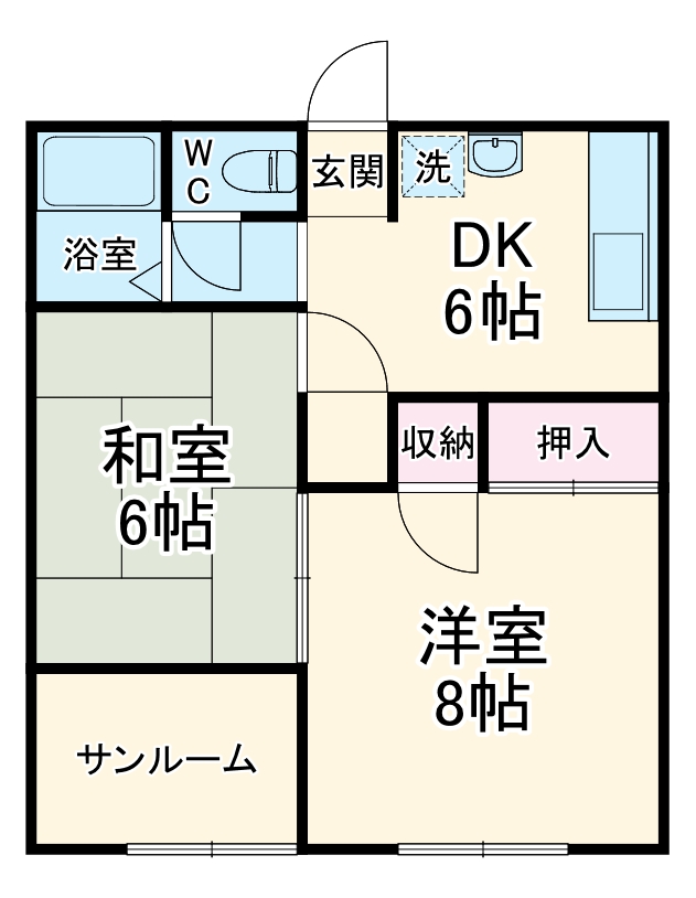 コーポ小藤田の間取り