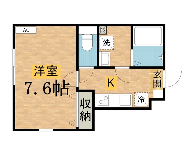グランコート高尾町Ⅱの間取り