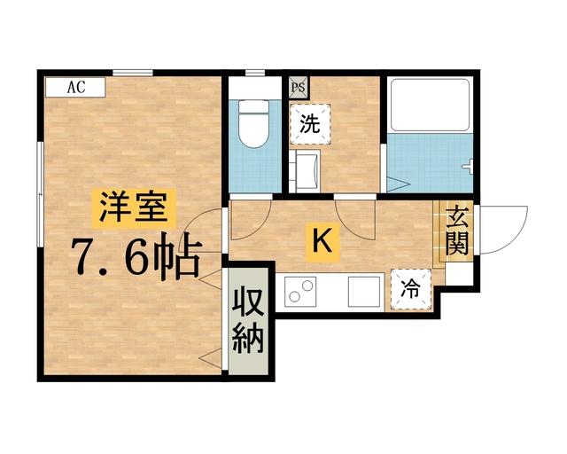 グランコート高尾町Ⅱの間取り