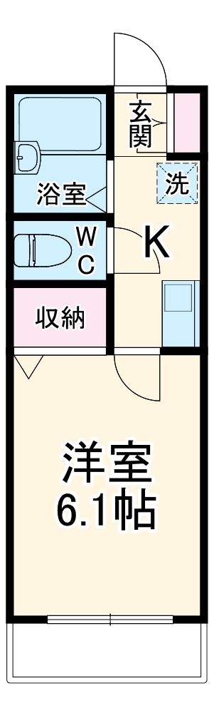 ジョイクレアBの間取り