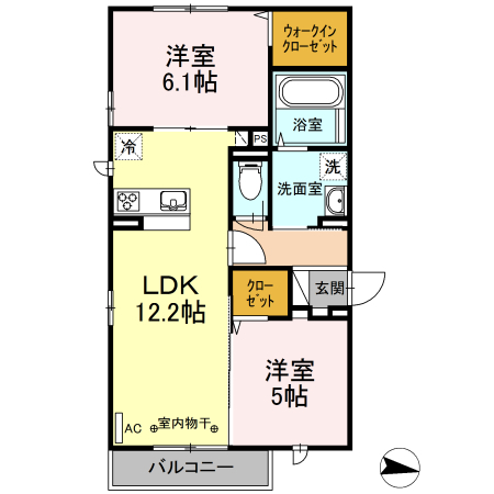 サークルモコ 湘南台の間取り