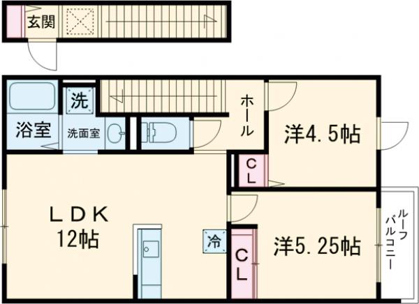 カーム カモミールの間取り