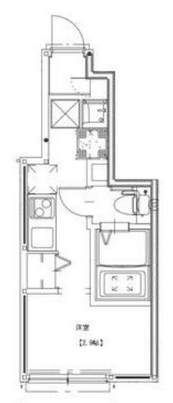 ソルナクレイシア南阿佐ヶ谷Ⅱの間取り