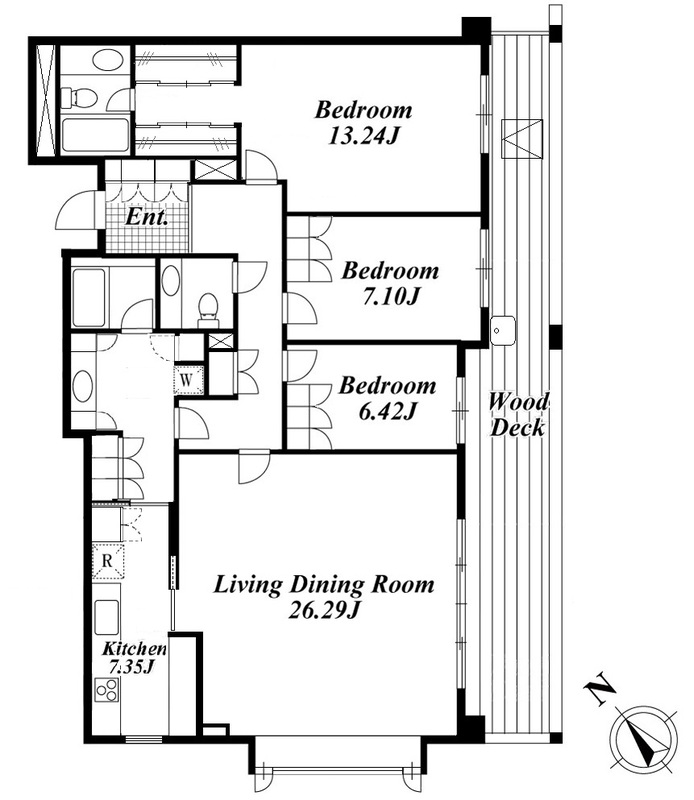 ガーデン東が丘の間取り