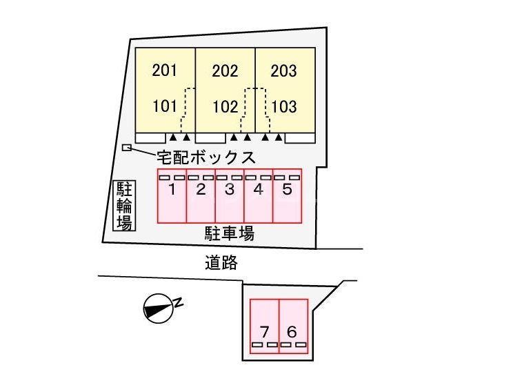2/8 駐車場