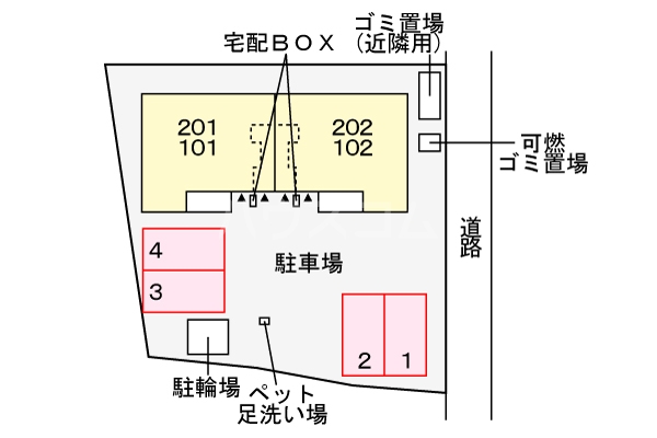 2/8 駐車場