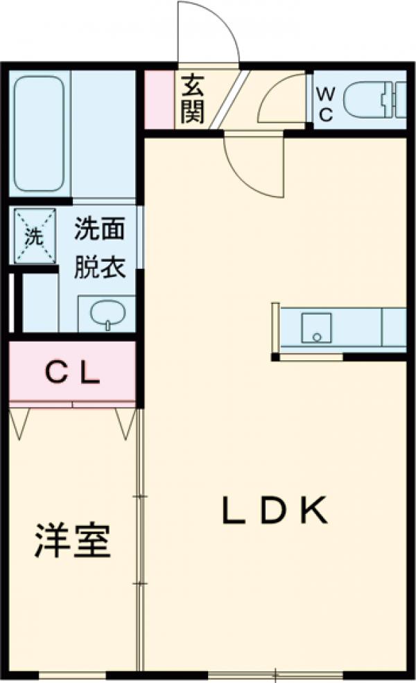 フェリーチェ泉大津の間取り