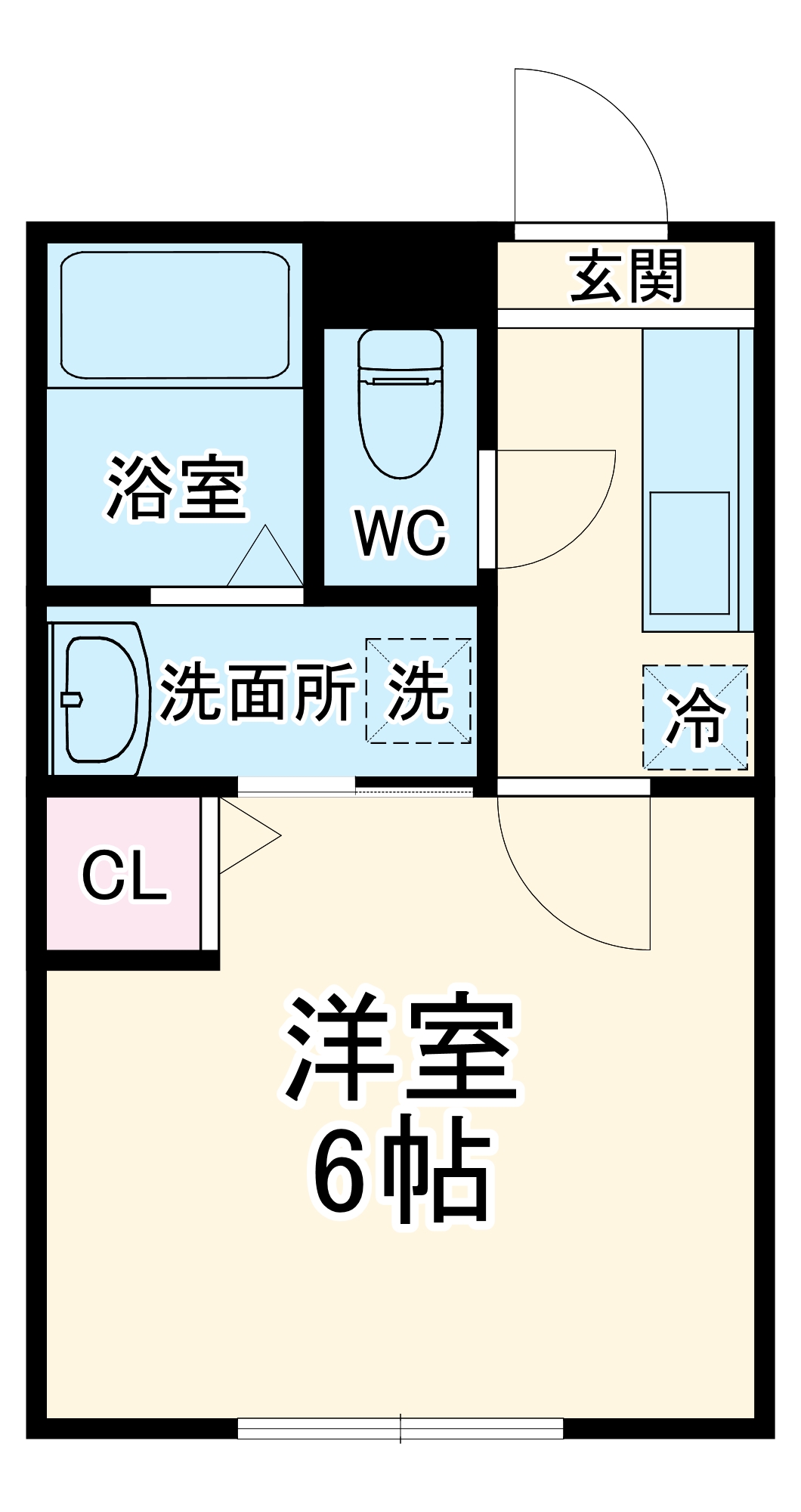 Ambition袋山の間取り