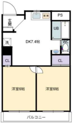 HARU梶ヶ谷の間取り