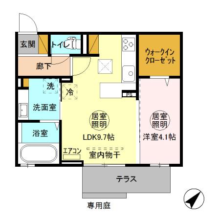 フィオーレ金田西の間取り