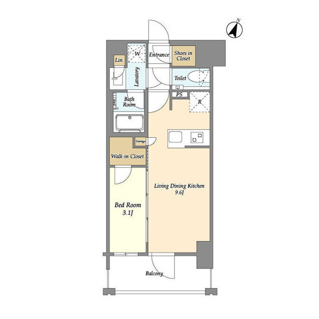 プライマル千葉駅前の間取り