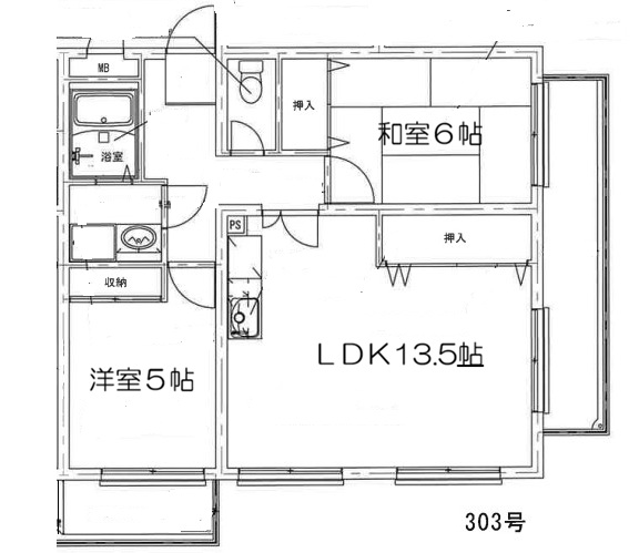 ソレイユ三宅2の間取り
