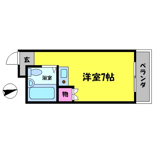 フルグランテ日向の間取り