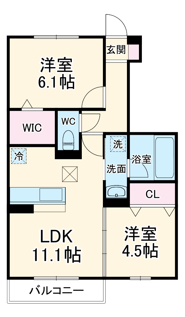 soraya GARDENの間取り
