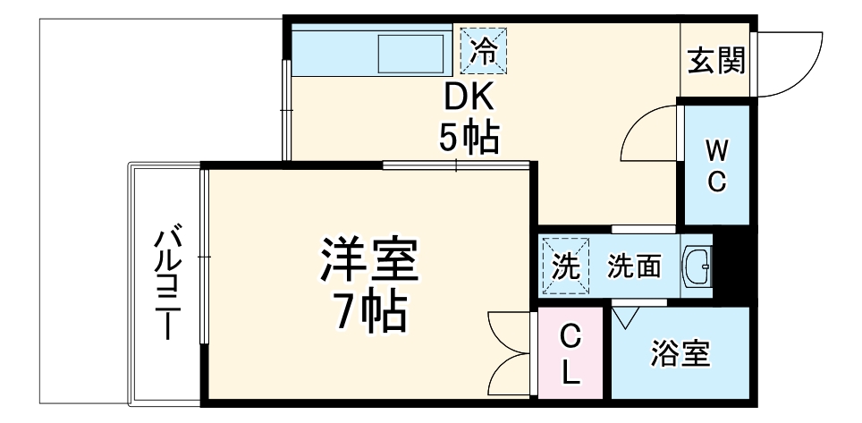 ウエストハイツの間取り