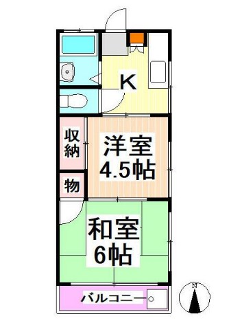 東湖ハイムの間取り