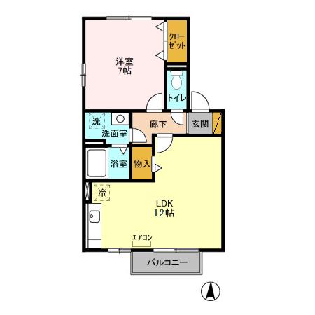 パームヒルズの間取り