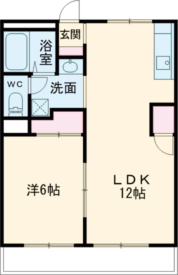 フレンドリーテラス六町の間取り