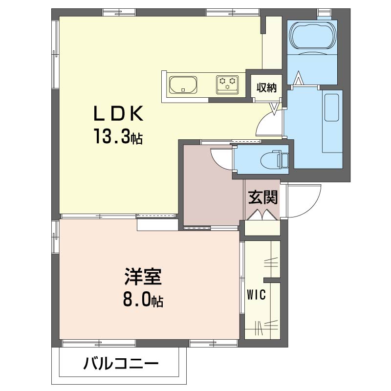 サンラフォーレEの間取り