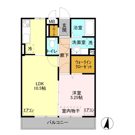 カラーズ ガーデンの間取り