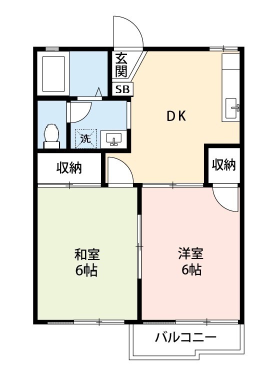 ロジュマンNS A棟の間取り