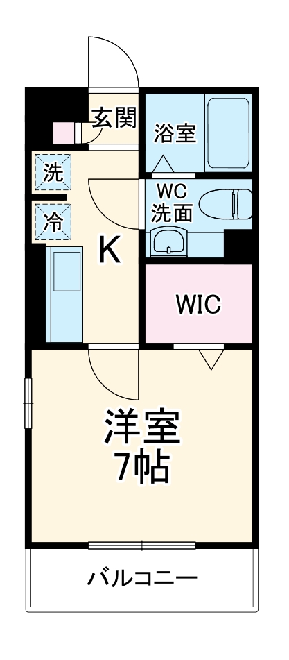 ベルソス高倉 Bの間取り