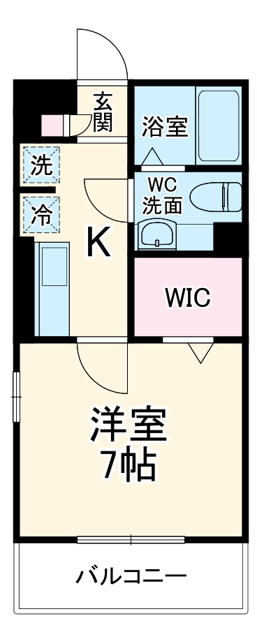 ベルソス高倉 Bの間取り