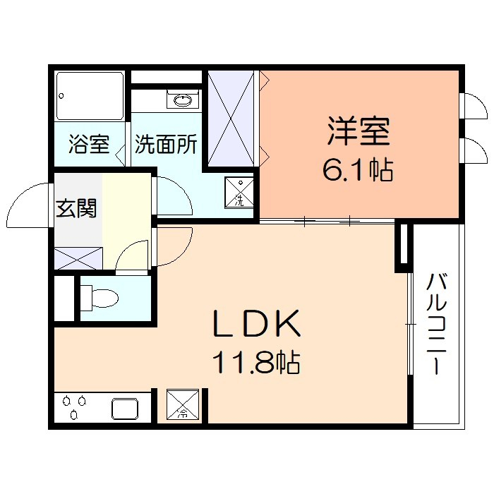 クオーレ湘南台の間取り