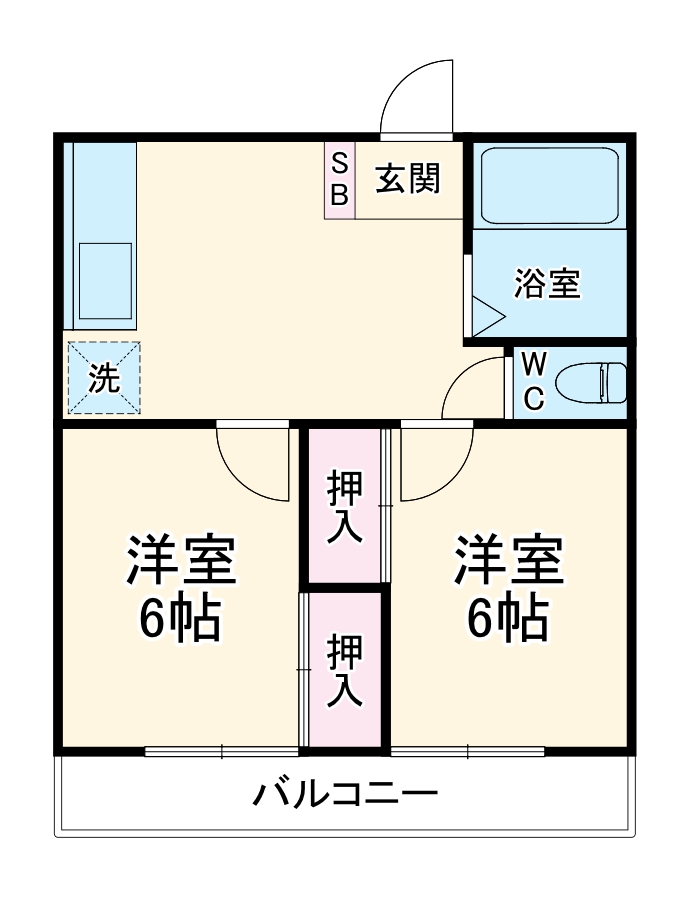 ロッキー鷺沼の間取り