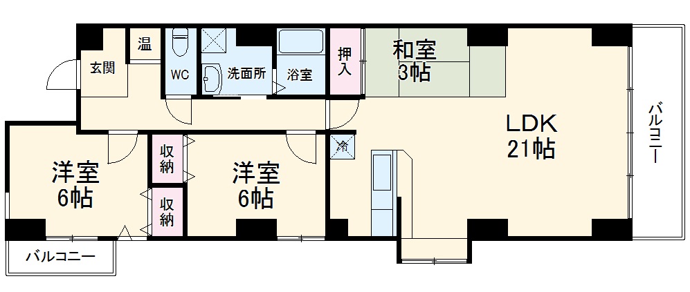 メイプルハウスの間取り