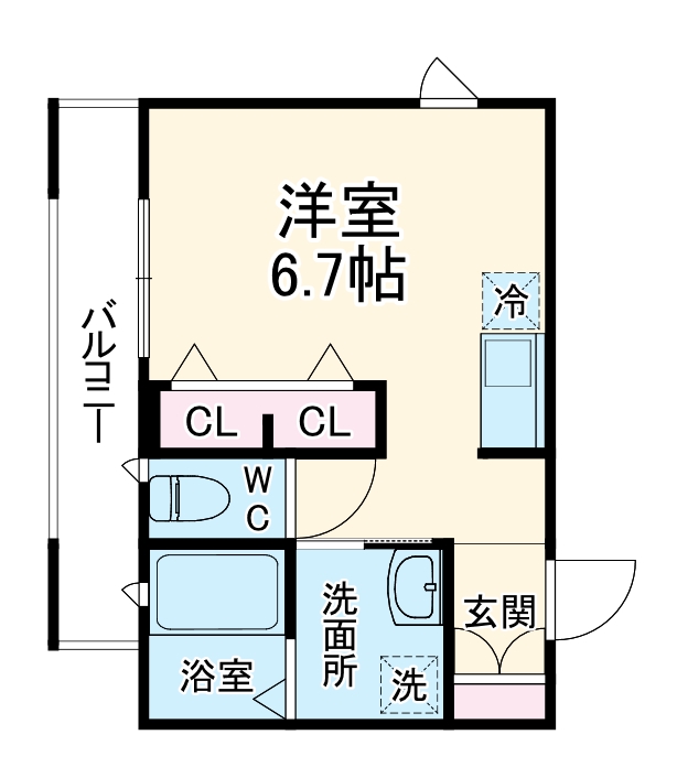 仮称 トラストPJの間取り