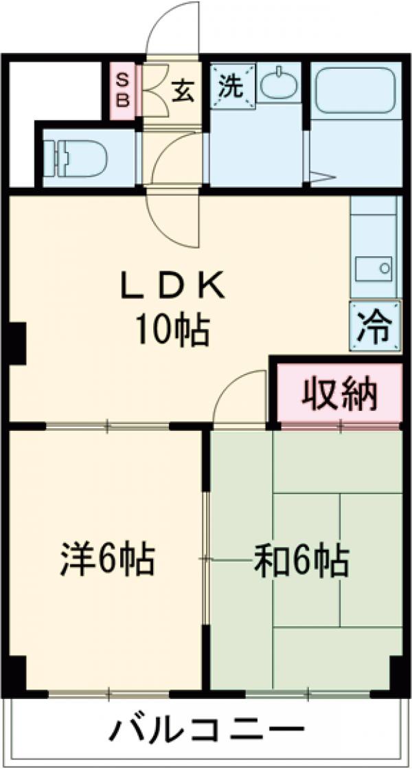 セピアコート大森東の間取り