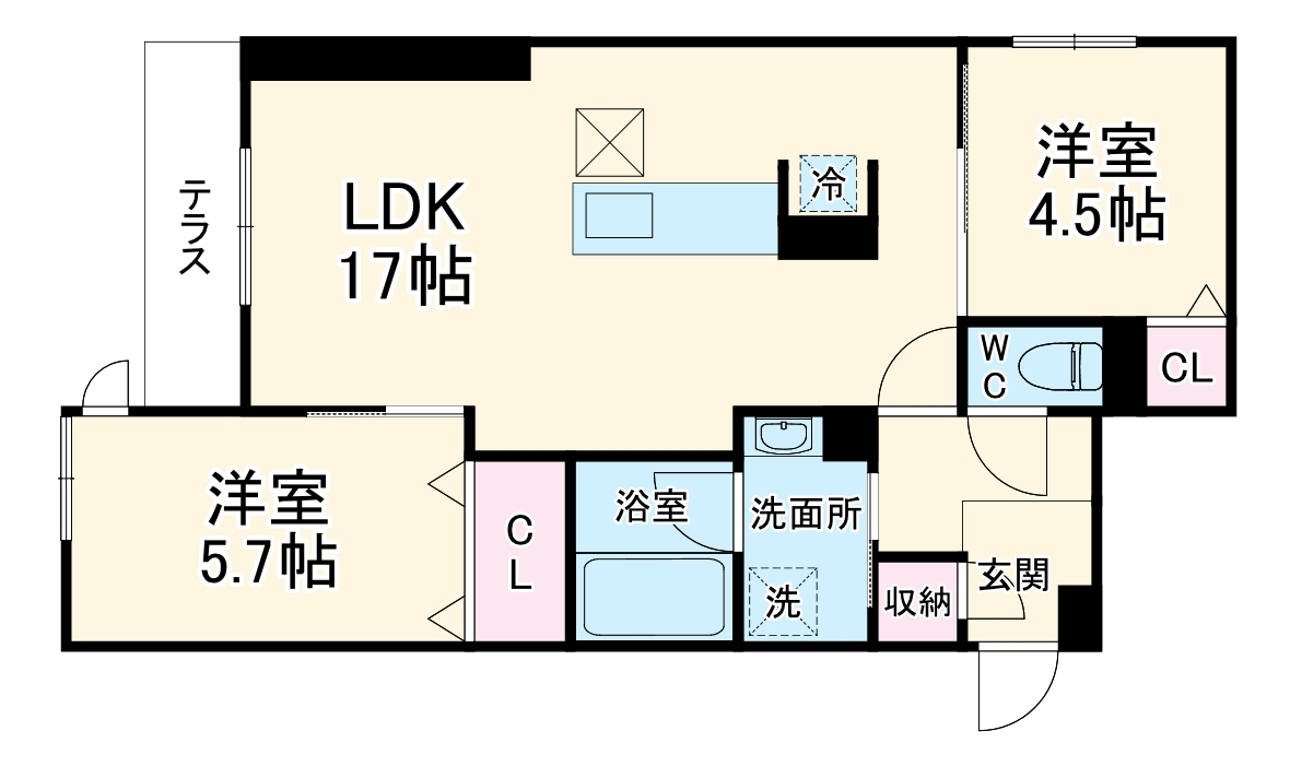 クラシスト瑞光の間取り