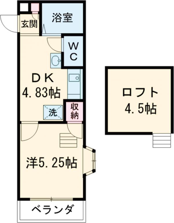 ウイング富塚の間取り