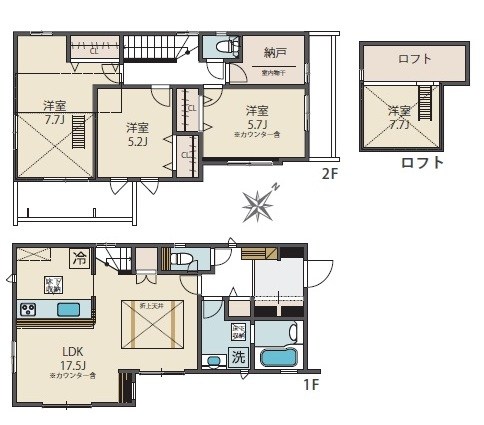 BLOOMING MAISON三芳町藤久保の間取り