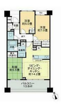 ライオンズ稲毛レジデンスの間取り