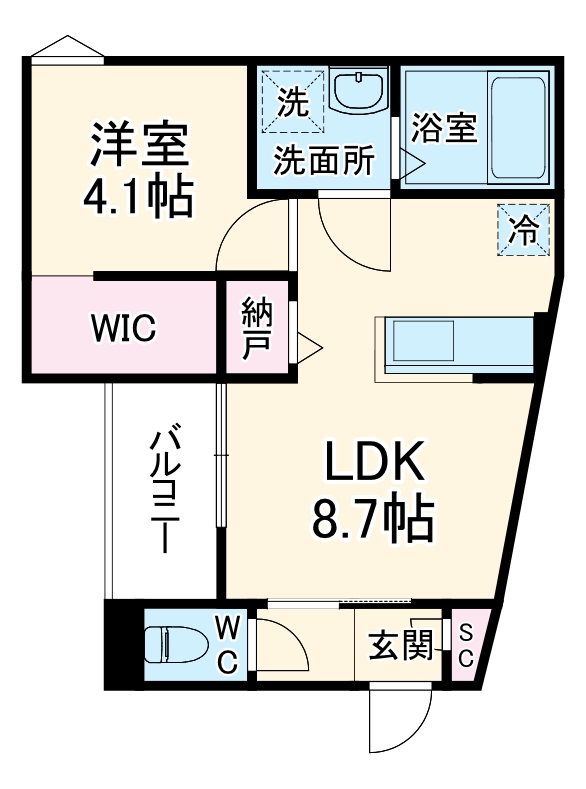REGALEST千里丘 都の間取り
