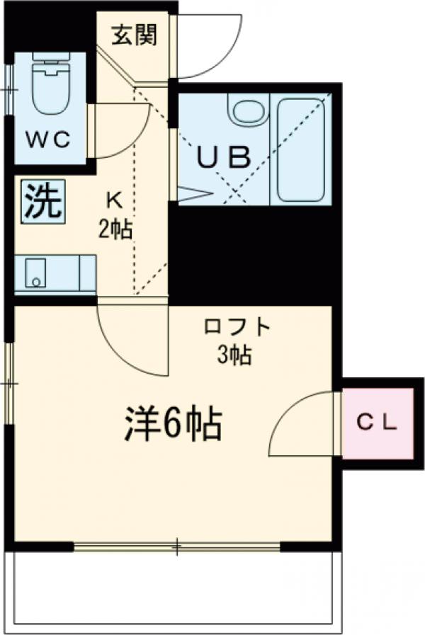 フラット平町の間取り