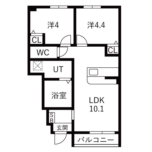 VERTEX市原Ⅱの間取り