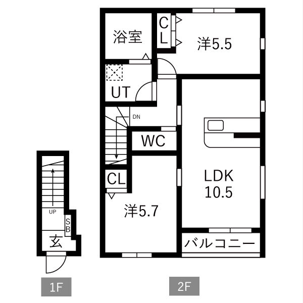 VERTEX市原Ⅱの間取り