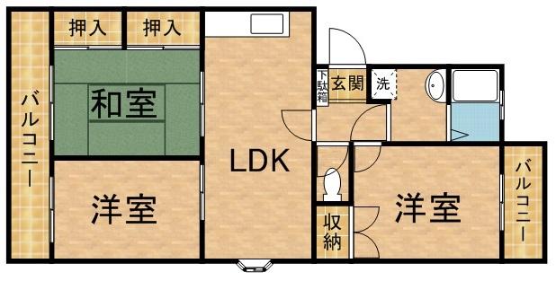 メゾン・ブルーパロットの間取り