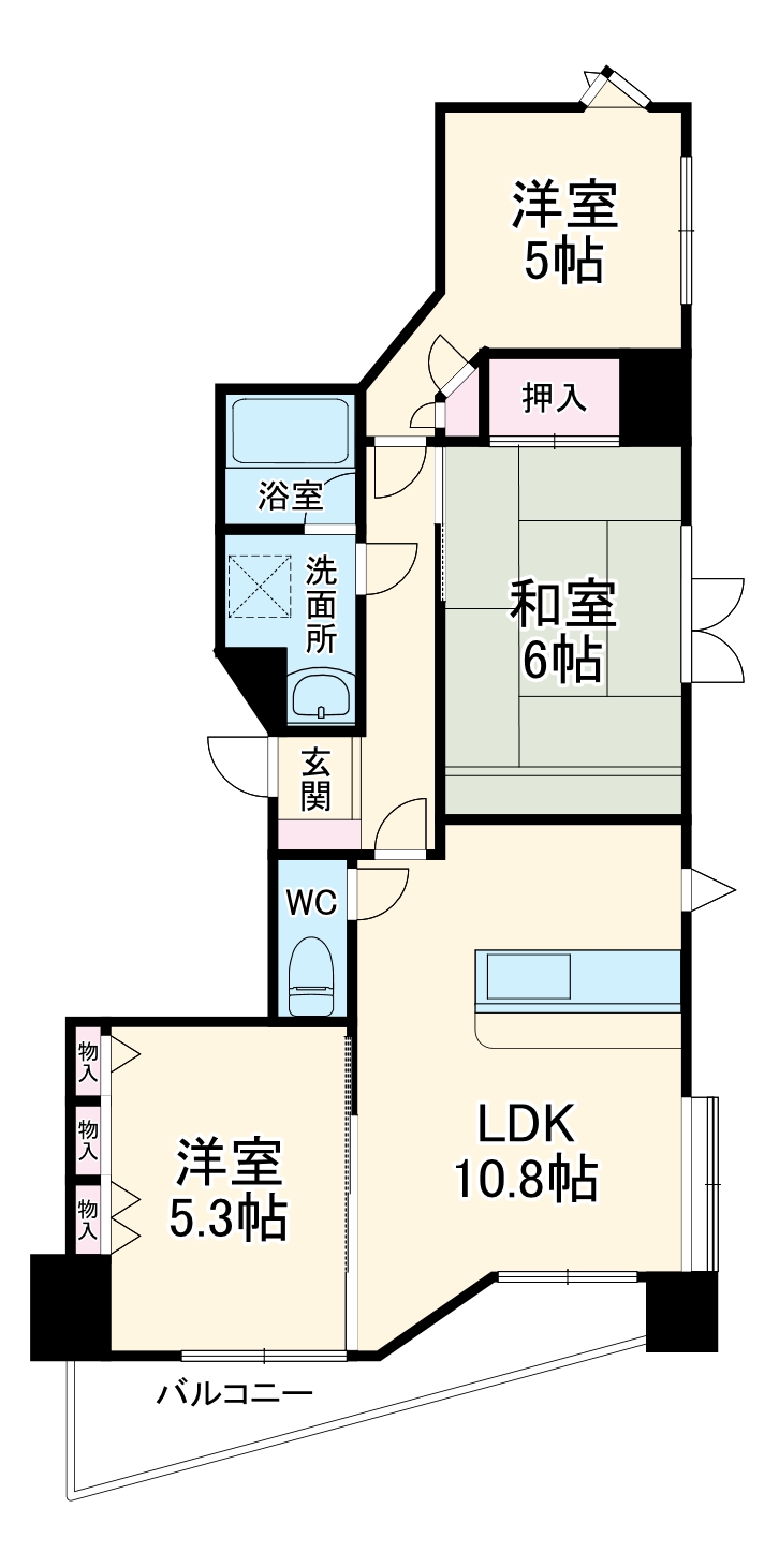 パラッツォ相模原の間取り