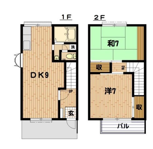 クリード栗谷の間取り
