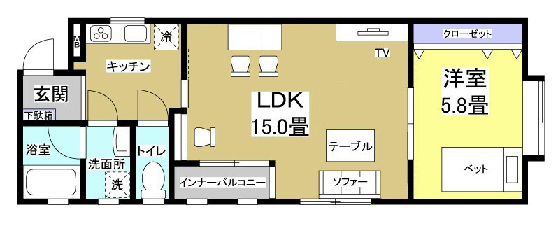 グレイスビルの間取り