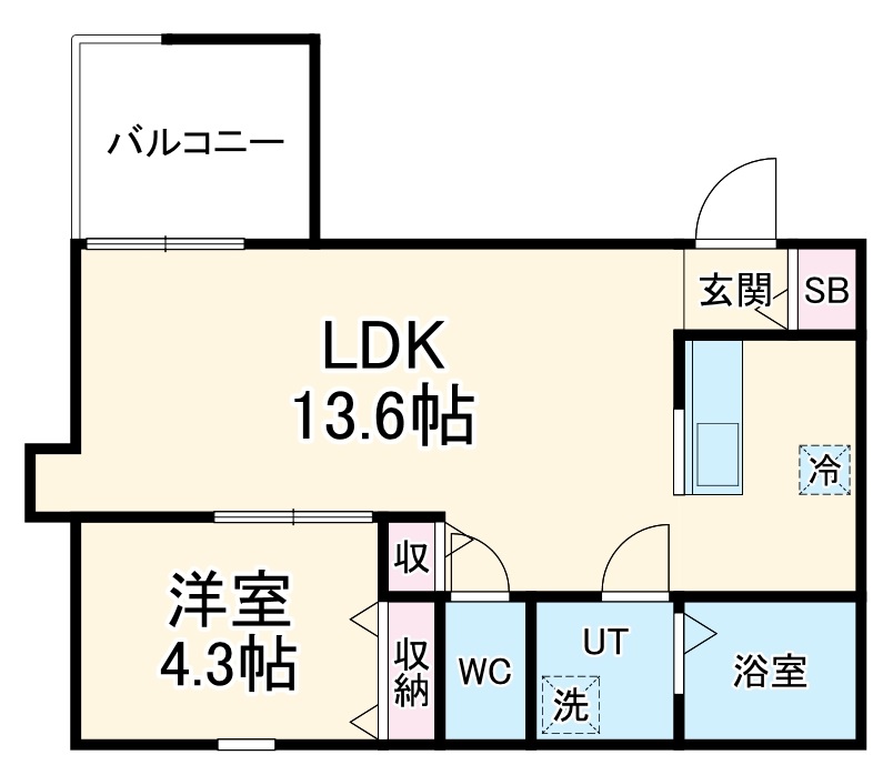 道徳テラスの間取り